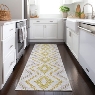 Piper Looms Chantille Geometric ACN683 Pearl Area Rug