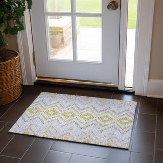 Piper Looms Chantille Geometric ACN683 Pearl Area Rug