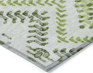 Piper Looms Chantille Geometric ACN684 Aloe Area Rug