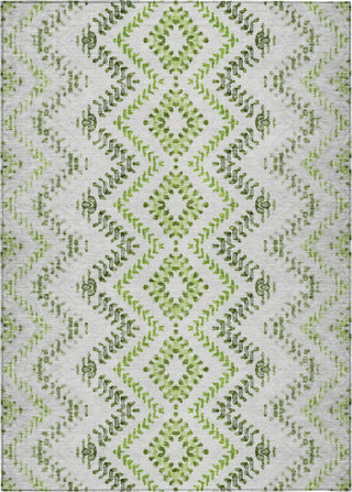 Piper Looms Chantille Geometric ACN684 Aloe Area Rug