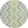 Piper Looms Chantille Geometric ACN684 Aloe Area Rug