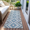 Piper Looms Chantille Geometric ACN684 Blue Area Rug