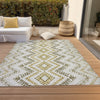 Piper Looms Chantille Geometric ACN684 Taupe Area Rug