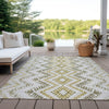 Piper Looms Chantille Geometric ACN684 Taupe Area Rug