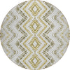 Piper Looms Chantille Geometric ACN684 Taupe Area Rug