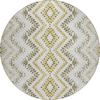 Piper Looms Chantille Geometric ACN684 Taupe Area Rug