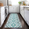 Piper Looms Chantille Geometric ACN684 Teal Area Rug