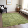 Piper Looms Chantille Patchwork ACN685 Fern Area Rug