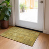 Piper Looms Chantille Patchwork ACN685 Gold Area Rug