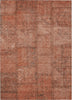 Piper Looms Chantille Patchwork ACN685 Salmon Area Rug