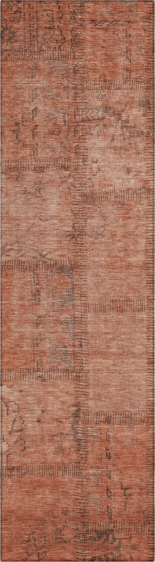 Piper Looms Chantille Patchwork ACN685 Salmon Area Rug