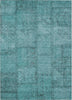 Piper Looms Chantille Patchwork ACN685 Teal Area Rug