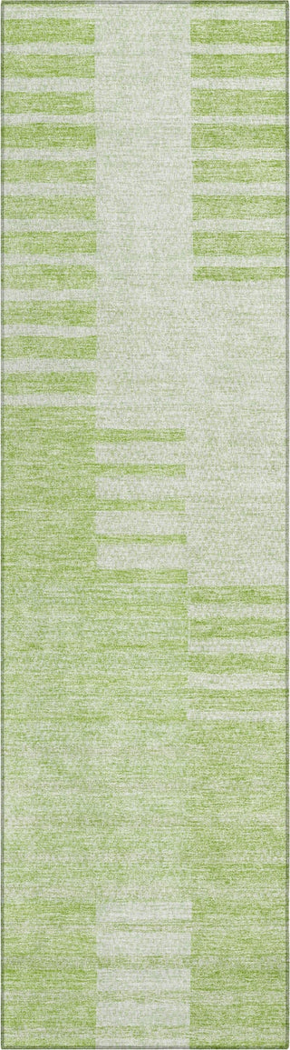 Piper Looms Chantille Striped ACN686 Aloe Area Rug