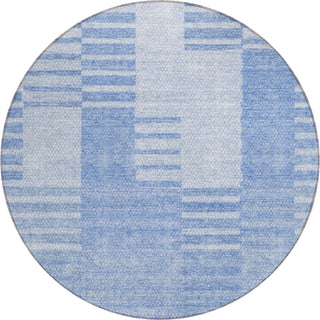 Piper Looms Chantille Striped ACN686 Blue Area Rug