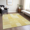 Piper Looms Chantille Striped ACN686 Honey Area Rug