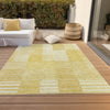 Piper Looms Chantille Striped ACN686 Honey Area Rug