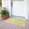 Piper Looms Chantille Striped ACN686 Honey Area Rug