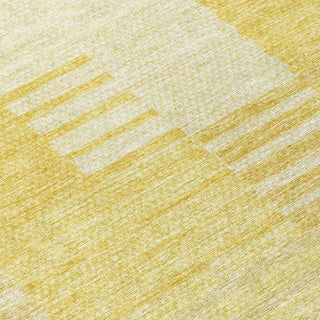 Piper Looms Chantille Striped ACN686 Honey Area Rug