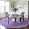 Piper Looms Chantille Striped ACN686 Lavender Area Rug