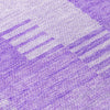 Piper Looms Chantille Striped ACN686 Lavender Area Rug