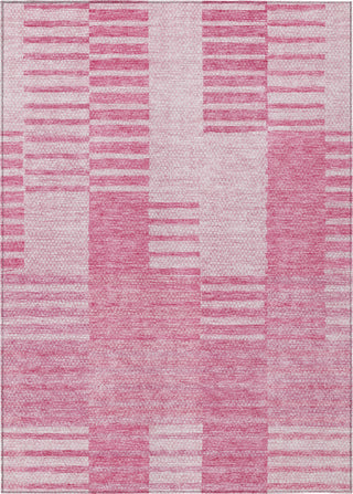 Piper Looms Chantille Striped ACN686 Pink Area Rug