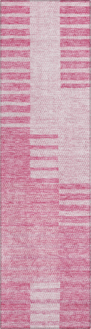 Piper Looms Chantille Striped ACN686 Pink Area Rug