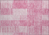 Piper Looms Chantille Striped ACN686 Pink Area Rug