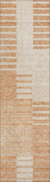 Piper Looms Chantille Striped ACN686 Salmon Area Rug
