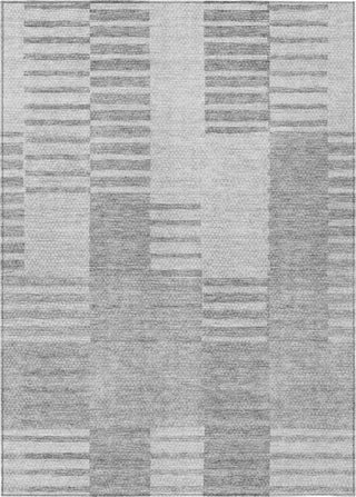 Piper Looms Chantille Striped ACN686 Silver Area Rug