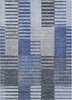 Piper Looms Chantille Striped ACN687 Blue Area Rug