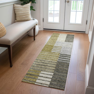 Piper Looms Chantille Striped ACN687 Brown Area Rug