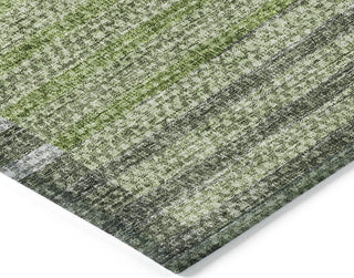 Piper Looms Chantille Striped ACN687 Green Area Rug