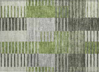 Piper Looms Chantille Striped ACN687 Green Area Rug