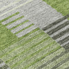 Piper Looms Chantille Striped ACN687 Green Area Rug