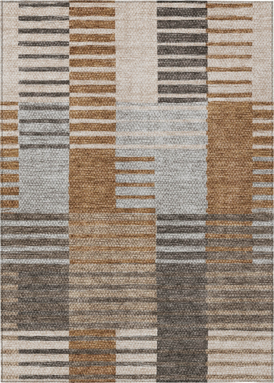 Loom Collection Pattern Rug Piper Looms Chantille Striped ACN686 Salmon Area Rug – Incredible Rugs ...