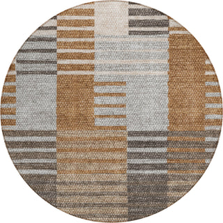 Piper Looms Chantille Striped ACN687 Paprika Area Rug