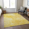 Piper Looms Chantille Modern ACN688 Gold Area Rug Lifestyle Image Feature