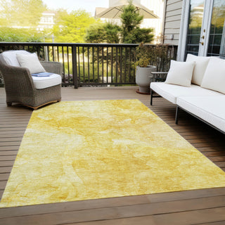 Piper Looms Chantille Modern ACN688 Gold Area Rug