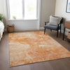 Piper Looms Chantille Modern ACN688 Salmon Area Rug Lifestyle Image Feature