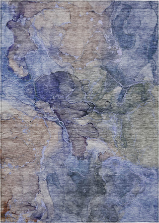 Piper Looms Chantille Modern ACN689 Blue Area Rug