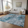 Piper Looms Chantille Modern ACN689 Teal Area Rug