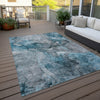 Piper Looms Chantille Modern ACN689 Teal Area Rug