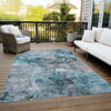 Piper Looms Chantille Modern ACN689 Teal Area Rug