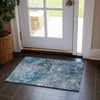 Piper Looms Chantille Modern ACN689 Teal Area Rug