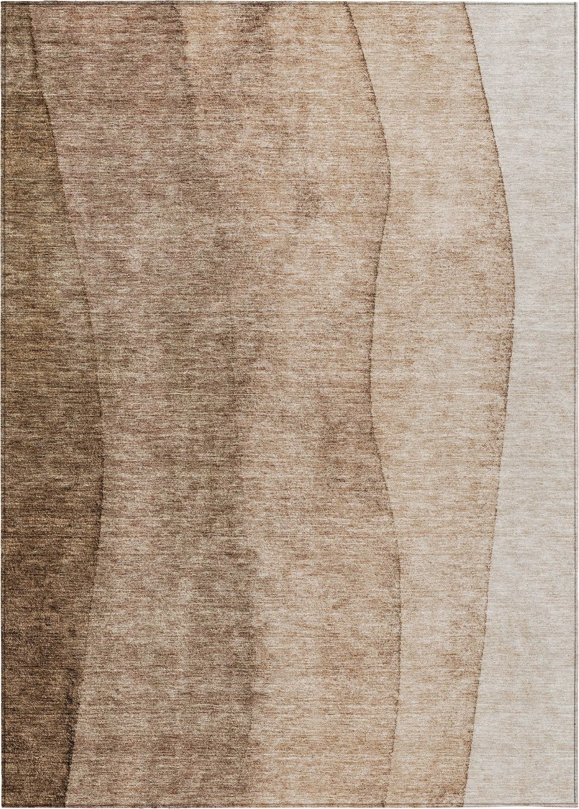 Piper Looms Chantille Ombre ACN690 Brown Area Rug