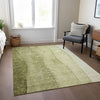 Piper Looms Chantille Ombre ACN690 Olive Area Rug Lifestyle Image Feature