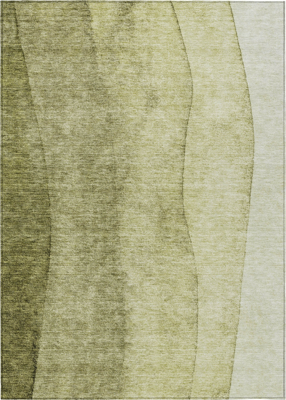 Piper Looms Chantille Ombre ACN690 Olive Area Rug