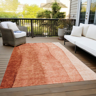 Piper Looms Chantille Ombre ACN690 Paprika Area Rug