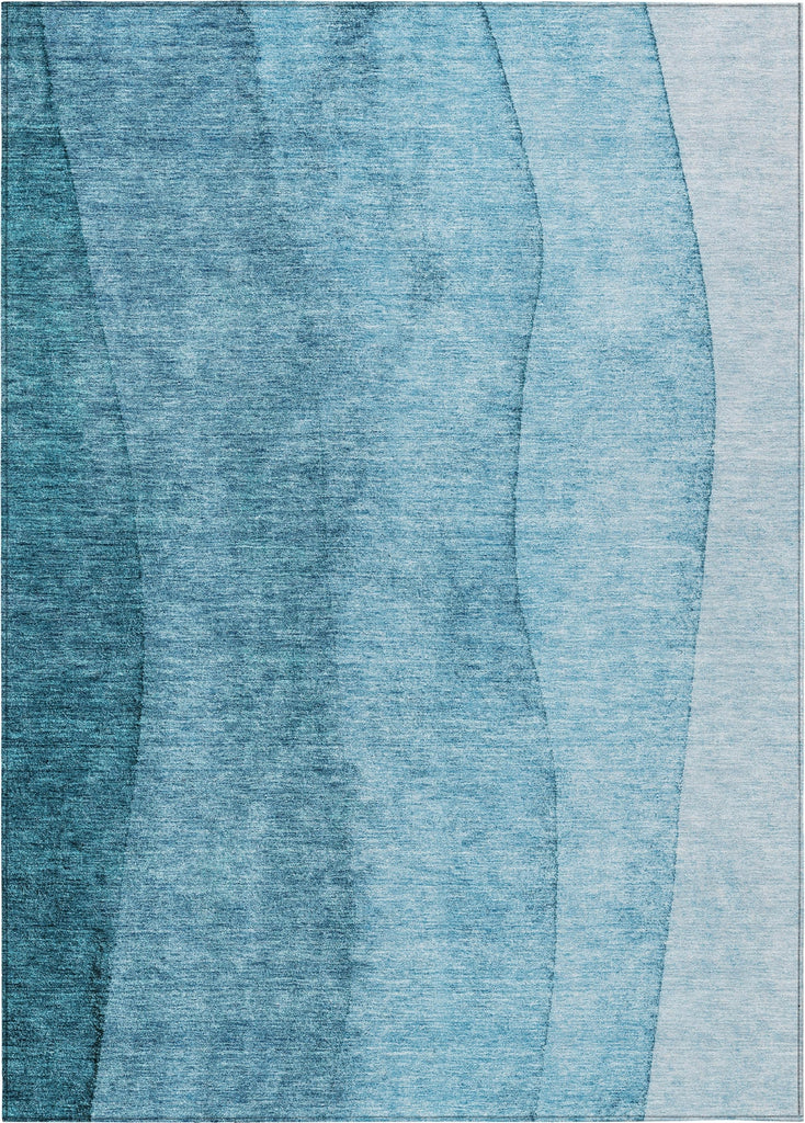 Piper Looms Chantille Ombre ACN690 Teal Area Rug