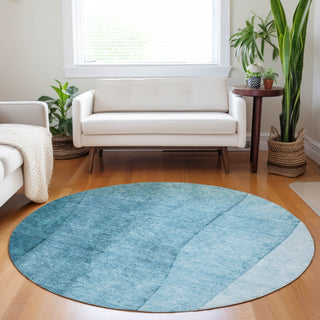 Piper Looms Chantille Ombre ACN690 Teal Area Rug